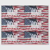 Papier Cadeau ALLONS BRANDON ! [Police 2] Papier d'emballage cad (Plat)