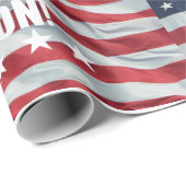 Papier Cadeau ALLONS BRANDON ! [Police 2] Papier d'emballage cad (Coin rond)