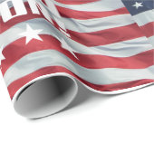 Papier Cadeau ALLONS BRANDON ! [Police 3] Papier d'emballage cad (Coin rond)