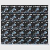 PAPIER CADEAU ALLONS BRANDON SHARK WRAPPING PAPER (Plat)