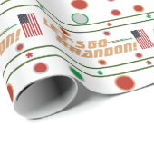 Papier Cadeau Allons, Brandon Wrapping Paper. (Coin rond)