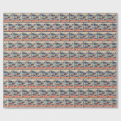 Papier Cadeau Allons en bateau (Plat)