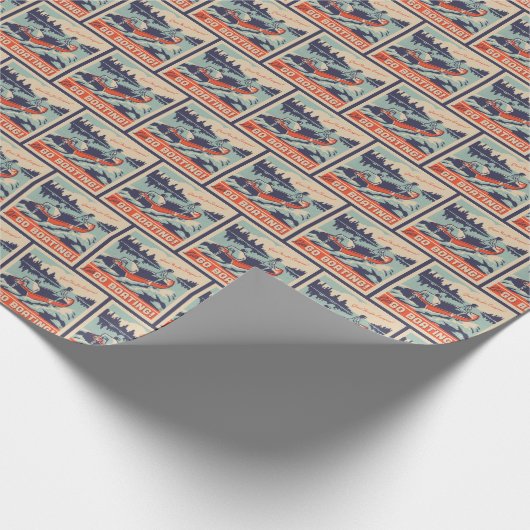 Papier Cadeau Allons en bateau (Coin)