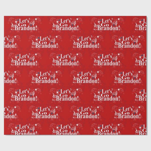 Papier Cadeau Allons-y Brandon Bandana Wrapping Paper (Plat)