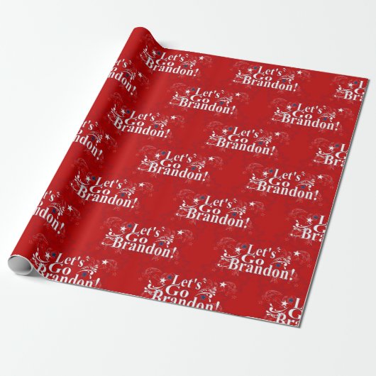 Papier Cadeau Allons-y Brandon Bandana Wrapping Paper (Déroulé)