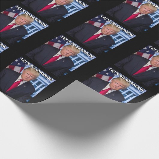 PAPIER CADEAU ALLONS-Y BRANDON TRUMP WRAPPING PAPER (Coin)