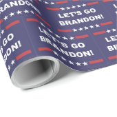 Papier Cadeau Allons-y Brandon Wrapping Paper. (Coin rond)