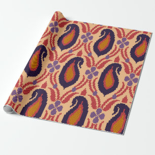 Papier Cadeau Allover traditionnel Designart, arrière - plan, dé