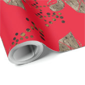 Papier Cadeau allure d'insecte (Coin rond)