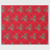 Papier Cadeau allure d'insecte (Plat)