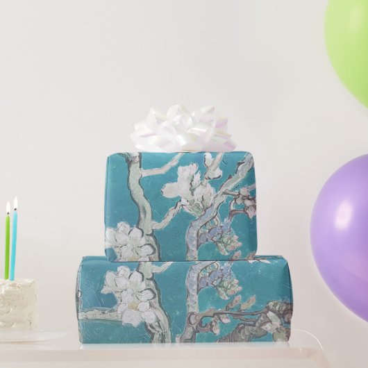 Papier Cadeau Almond Blossom Van Gogh Peinture (Cadeaux de fête)