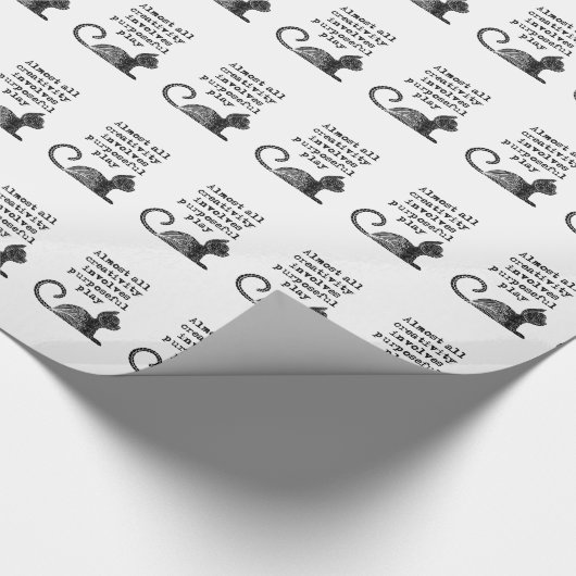 Papier Cadeau Almost all creativity implives purposeful play I (Coin)