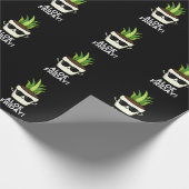 Papier Cadeau Aloe Friday Funny Aloe Vera Plante Pun Dark BG (Coin)