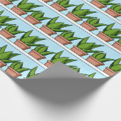 Papier Cadeau Aloe Vera Plantes Ai Art (Coin)