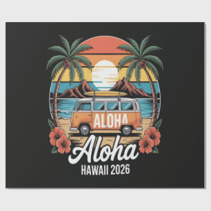 Papier Cadeau Aloha Hawaï 2026