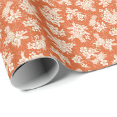 Papier Cadeau Aloha Spirit : Hibiscus-Ananas Harmonie. (Coin rond)