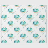 Papier Cadeau Aloha Tropical (Plat)
