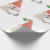 Papier Cadeau Alpaca dans le papier d'enveloppement de Noël de N (Coin)