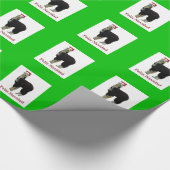 Papier Cadeau Alpaca Père Noël (Coin)