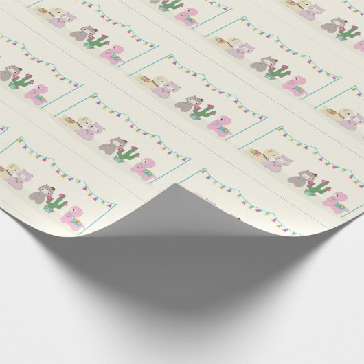 Papier Cadeau Alpacas (Coin)