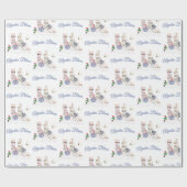 Papier Cadeau Alpaka Blues (Plat)