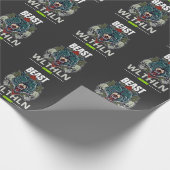 Papier Cadeau Alpha Beast _ Untamed Wolf Streetwear Fearless (Coin)