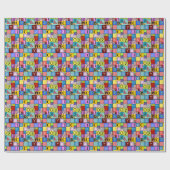 Papier Cadeau Alphabet (Plat)