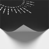 Papier Cadeau Alphabet Code Morse (Coin)