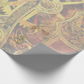 Papier Cadeau Alphabet, Monogramme A (Coin)