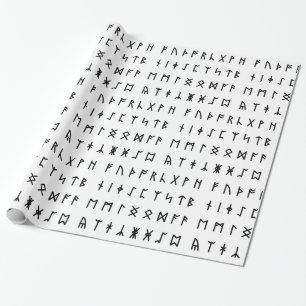 Papier Cadeau Alphabet Runique [Futhorc]