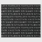 Papier Cadeau Alphabet Runique [Futhorc] (Plat)