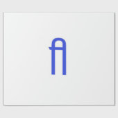 Papier Cadeau alphabétique A (Plat)