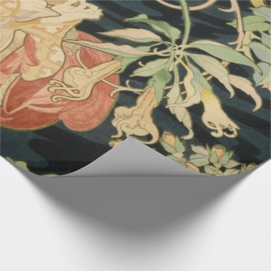 Papier Cadeau Alphonse Mucha - Alphonse (Coin)
