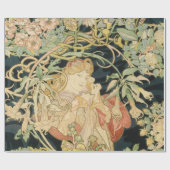 Papier Cadeau Alphonse Mucha - Alphonse (Plat)