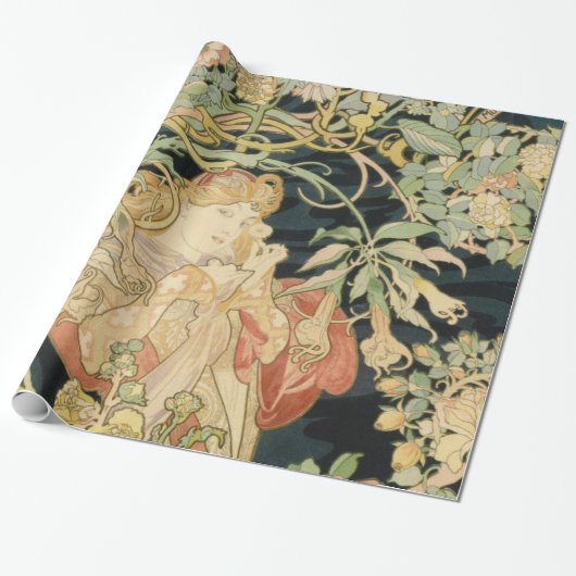 Papier Cadeau Alphonse Mucha - Alphonse (Déroulé)