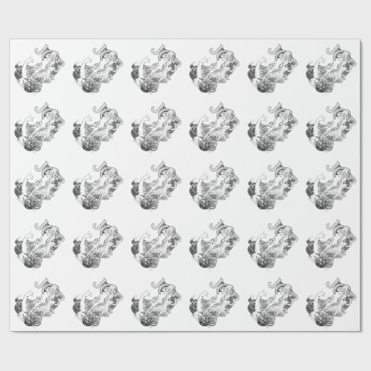 Papier Cadeau Alphonse Mucha JOB ISOGS (Plat)