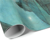 Papier Cadeau Alphonse Mucha Lune Clair De Lune Art Nouveau (Coin rond)