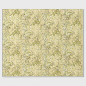 Papier Cadeau Alphonse Mucha Peonies Art Nouveau Floral Pattern (Plat)