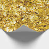 Papier Cadeau Aluminium Foil Lemonade Jaune Metallic Rincé (Coin)