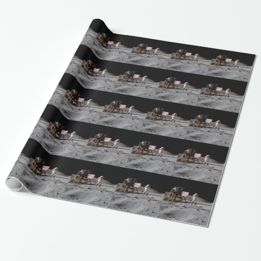 Papier Cadeau Alunissage (Déroulé)