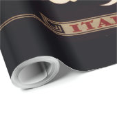 Papier Cadeau Amalfi Italie Poster de voyage Graphique d'art (Coin rond)