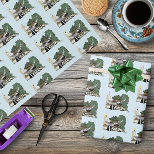 Papier Cadeau Amant de livres dragon endormi fantaisiste vert co