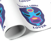 Papier Cadeau Amant de Lucha Libre (Coin rond)