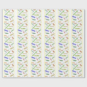 Papier Cadeau Amants de golf (Plat)