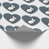 PAPIER CADEAU AMANTS DE LAPIN (Coin)