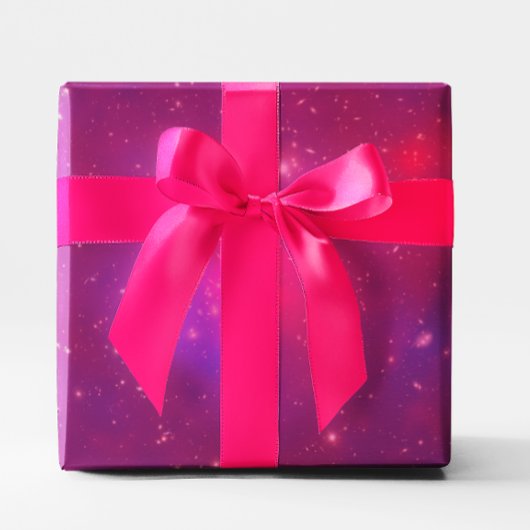 Papier Cadeau Amas de galaxies à superposition rose