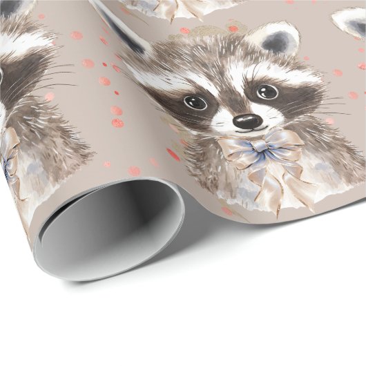 Papier Cadeau Amateur d'animaux (Coin rond)