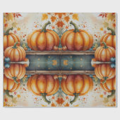 Papier Cadeau Amateurs citrouilles (Plat)