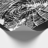 Papier Cadeau Amateurs d'araignée | Tangled Halloween Spider Web (Coin)