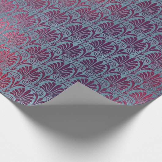 Papier Cadeau Amateurs d'art déco rose violet (Coin)